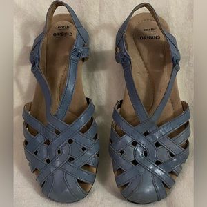 Earth Origins Belle Brielle Women's Comfort Sandals Blue